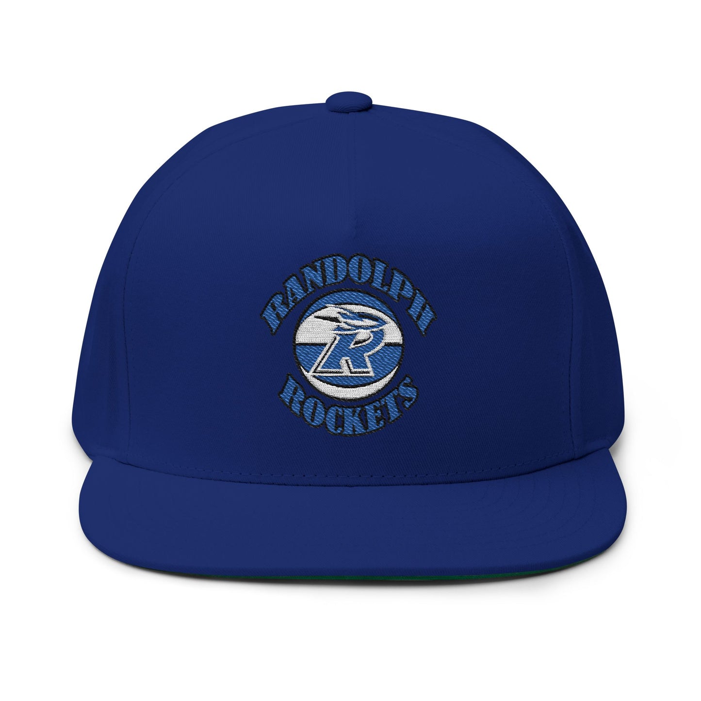 Randolph Rockets Basketball Flat Bill Cap