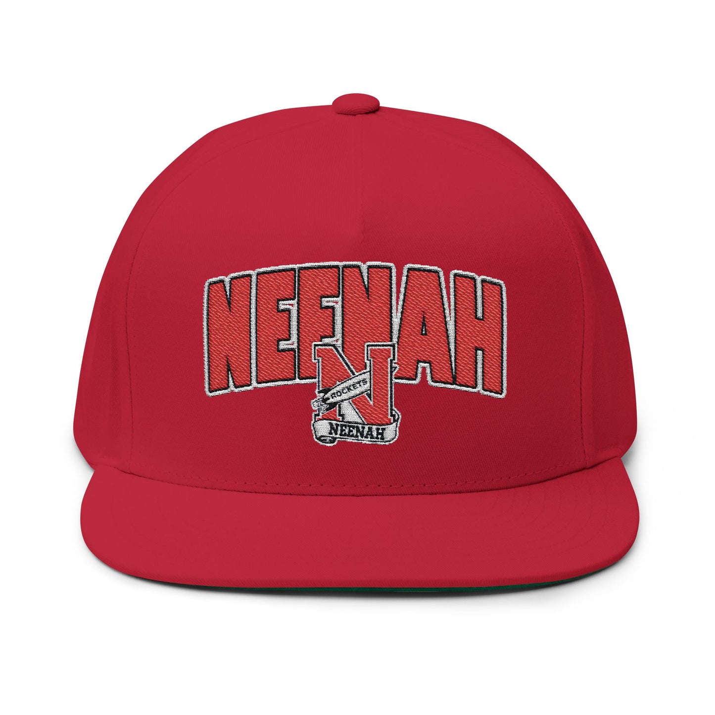 Vintage Neenah Logo Flat Bill Cap