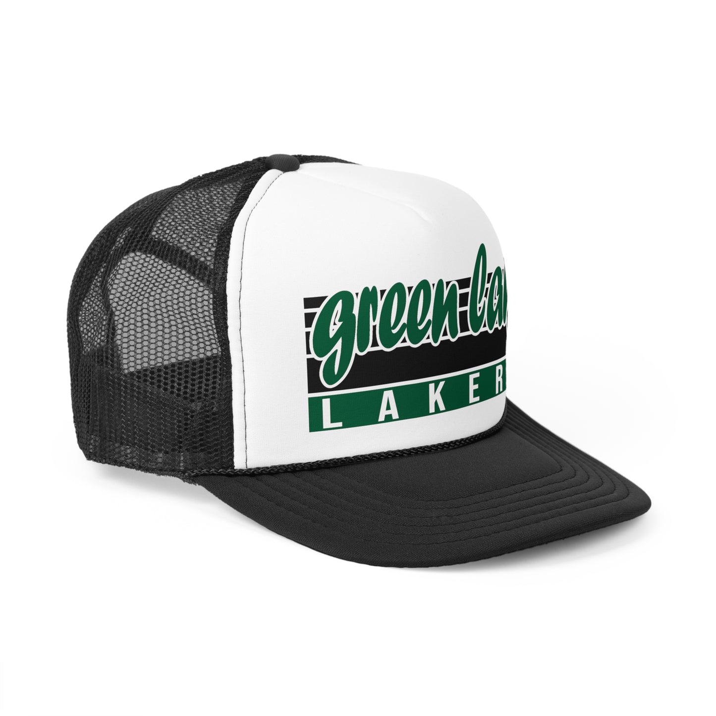 Vintage Green Lake Laker Trucker Cap
