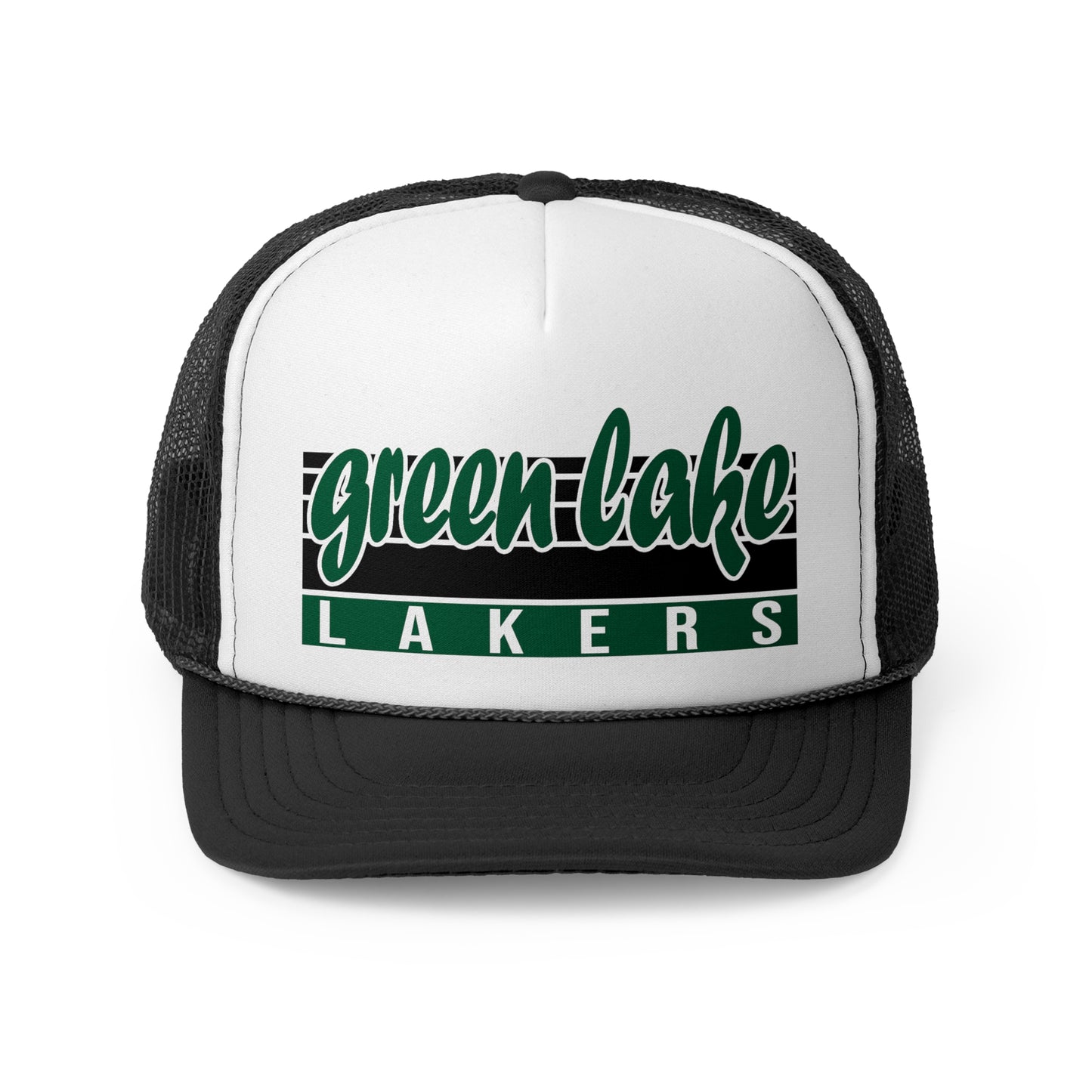 Vintage Green Lake Laker Trucker Cap