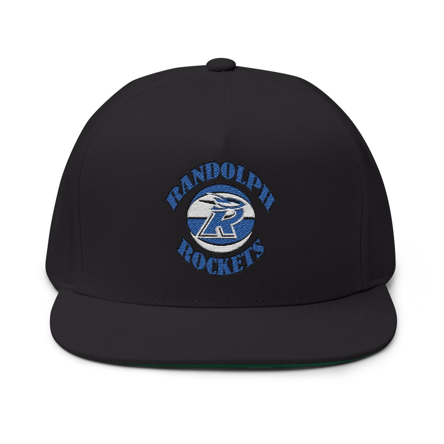 Randolph Rockets Basketball Flat Bill Cap