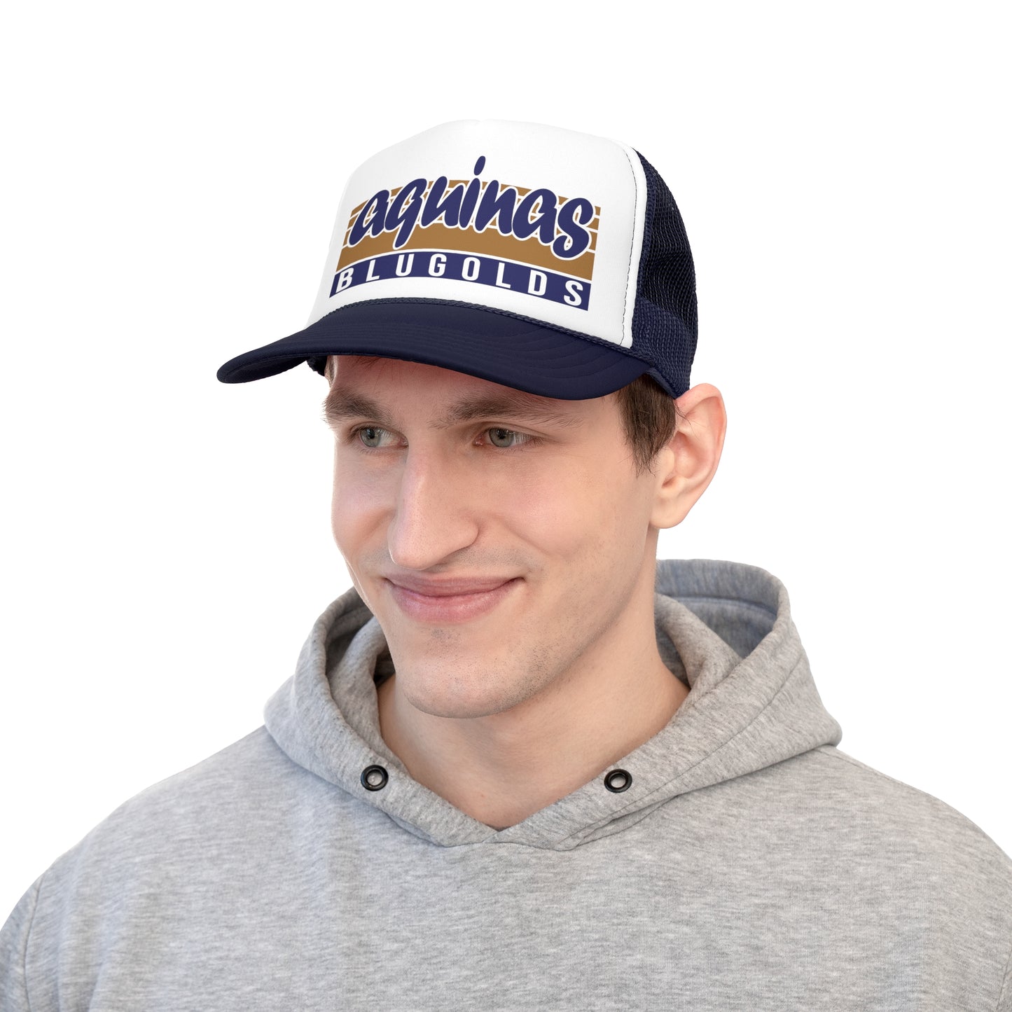 Aquinas Blugolds Trucker Cap