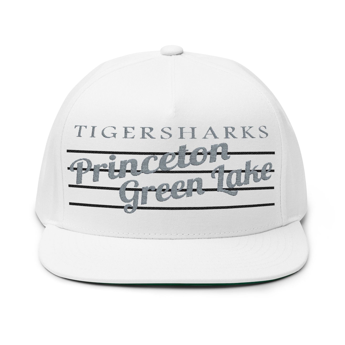 Princeton-Green Lake Tigersharks Flat Bill Cap
