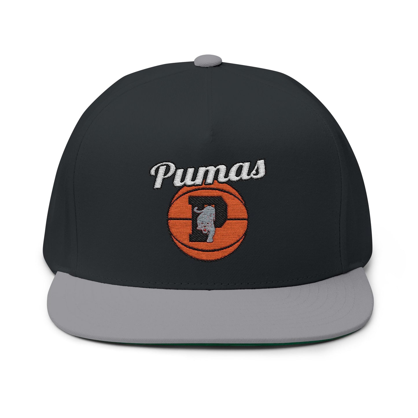 Poynette Pumas Basketball Flat Bill Cap