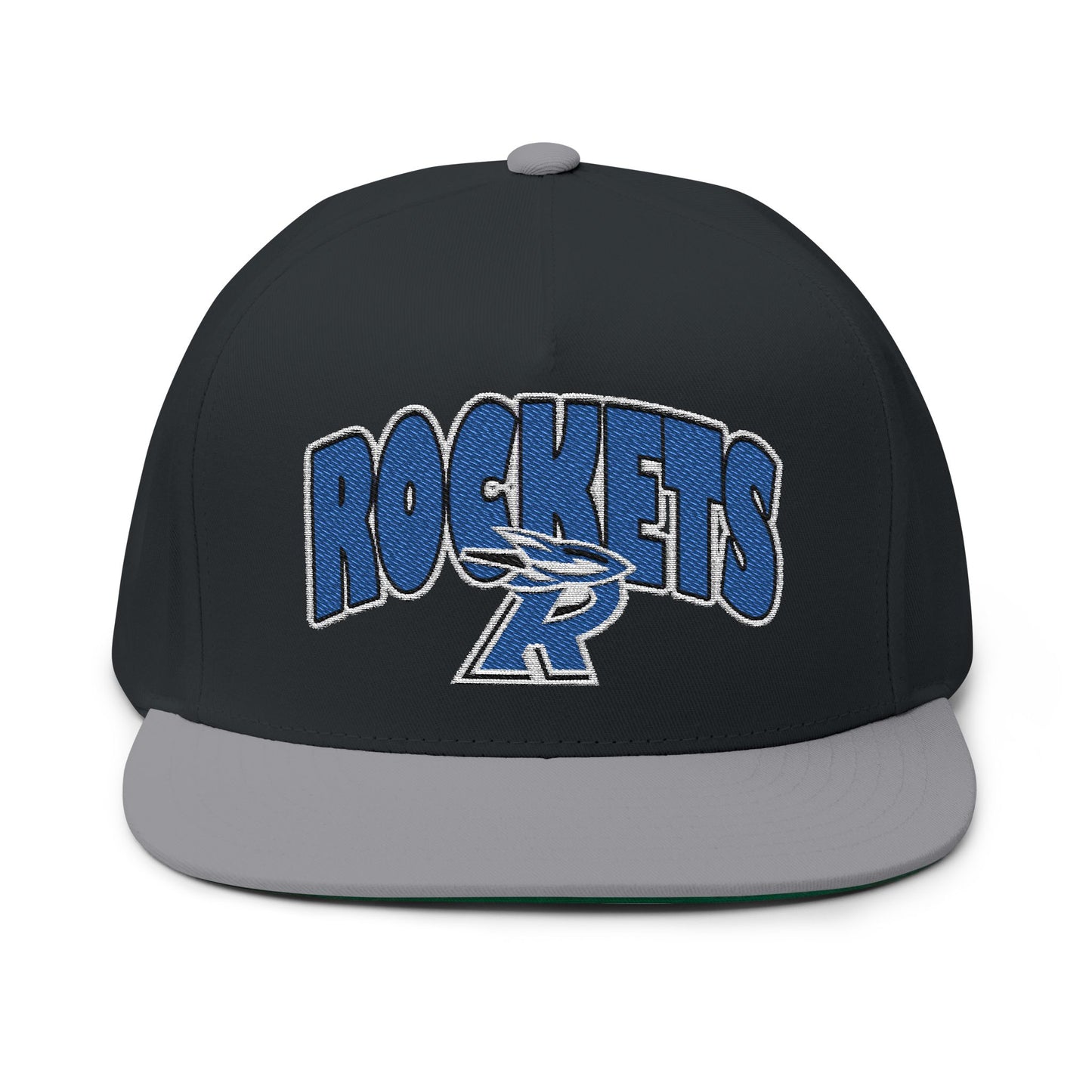 Randolph Rockets Logo Flat Bill Cap