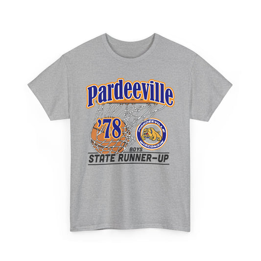 Pardeeville Boys Basketball 1979 State Runner-Up T-Shirt