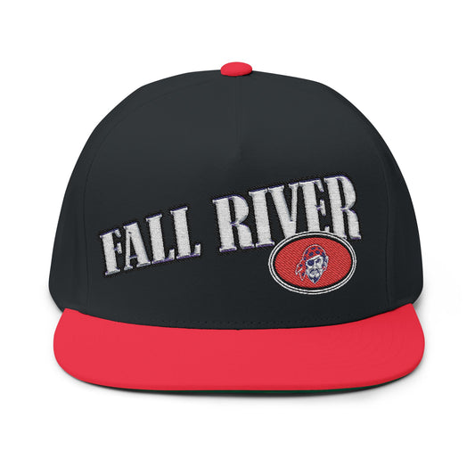 Fall River Oval Logo Flat Bill Cap