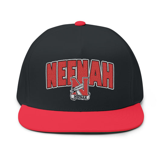 Vintage Neenah Logo Flat Bill Cap