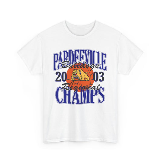 Pardeeville Girls Basketball 2003 Regional Champions T-Shirt