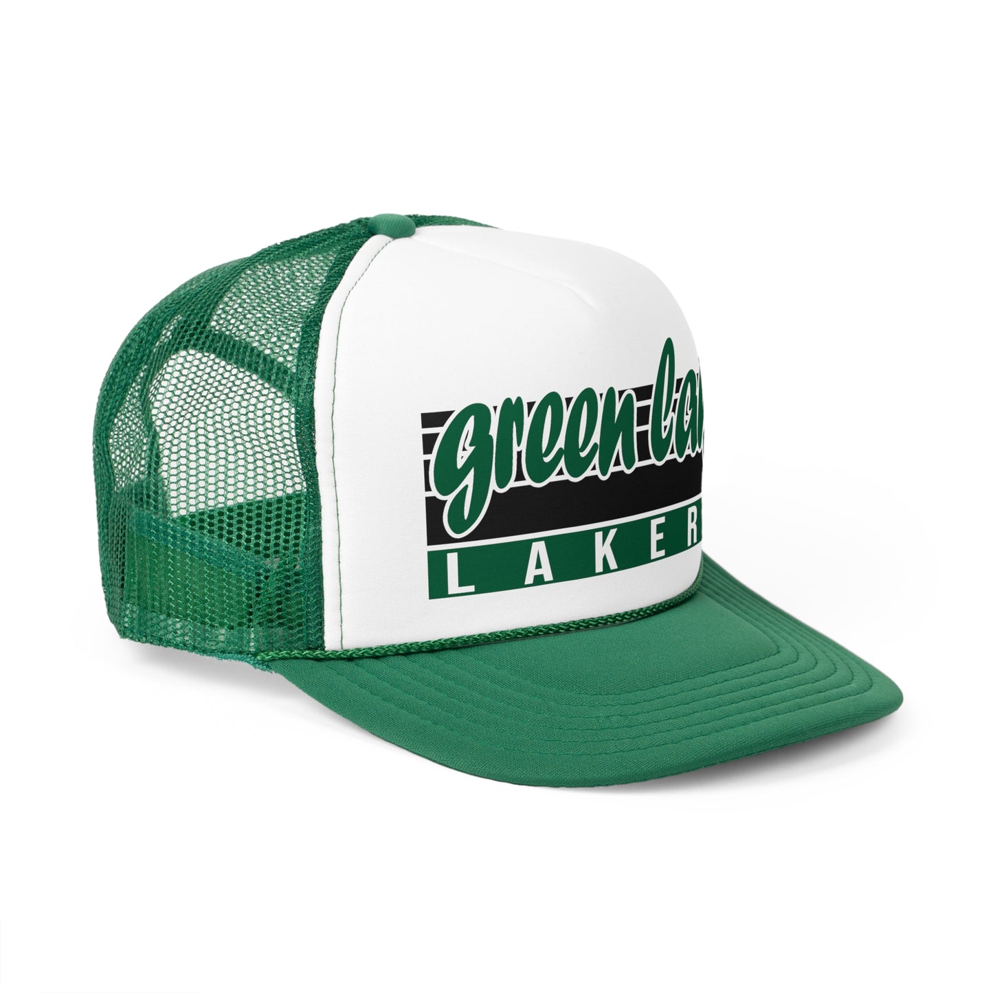 Vintage Green Lake Laker Trucker Cap