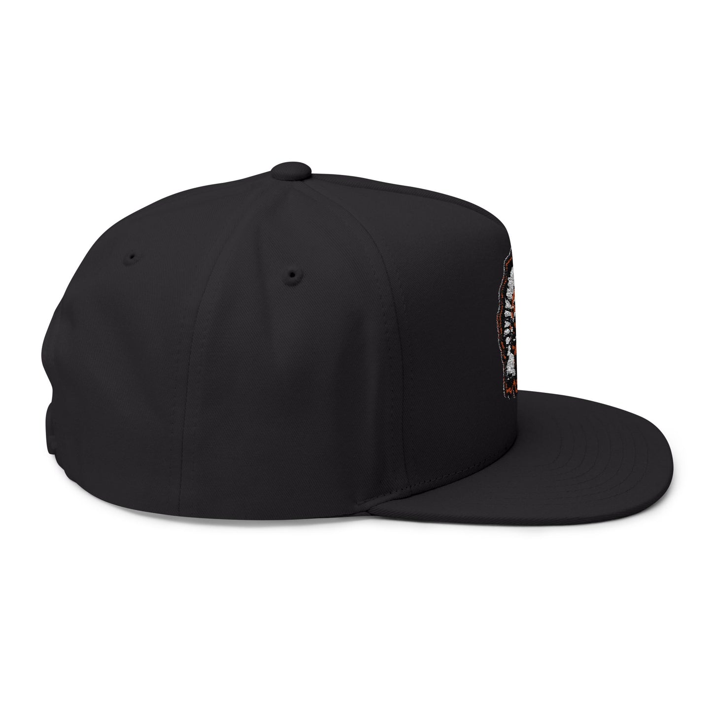 Portage Warriors Logo Flat Bill Cap