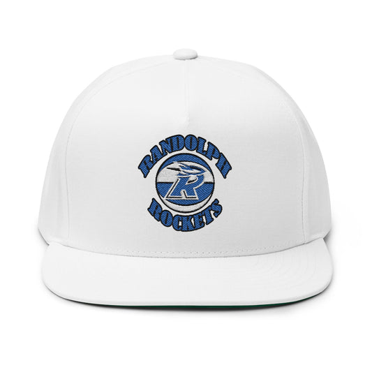 Randolph Rockets Basketball Flat Bill Cap
