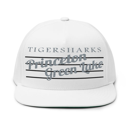 Princeton-Green Lake Tigersharks Flat Bill Cap