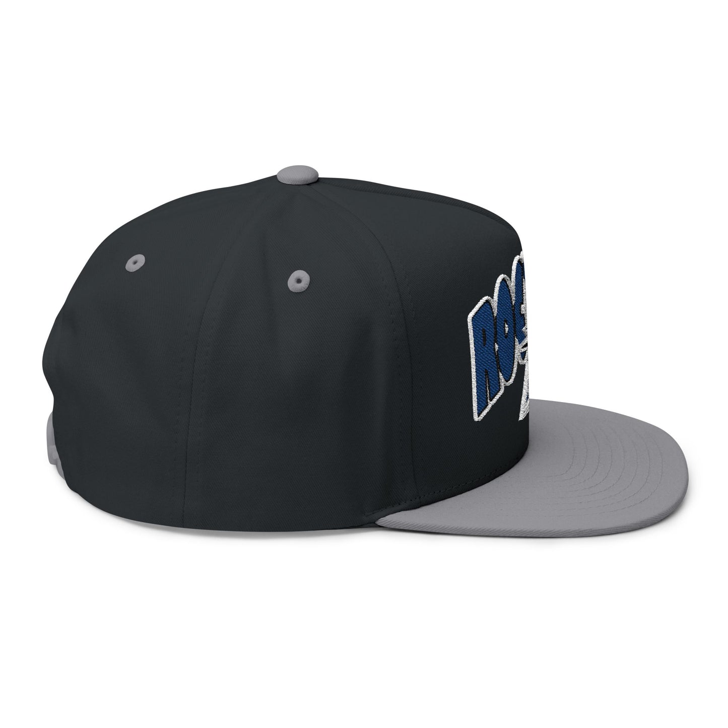 Randolph Rockets Logo Flat Bill Cap
